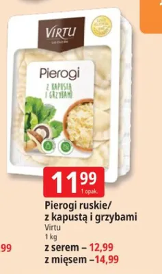 Pierogi ruskie/z kapustą i grzybami promocja w Leclerc