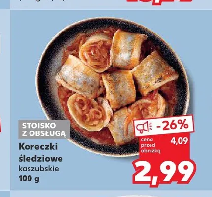 Koreczki śledziowe kaszubskie promocja w Kaufland