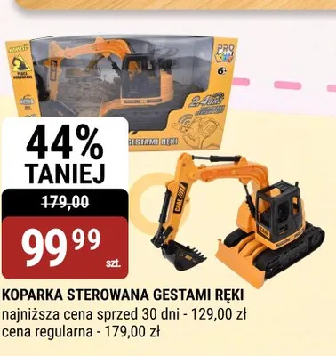 Koparka sterowana gestami ręki promocja w bi1