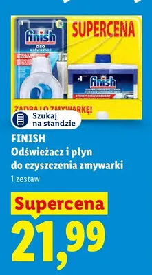 Odświeżacz i płyn do czyszczenia zmywarki Finish promocja w Lidl