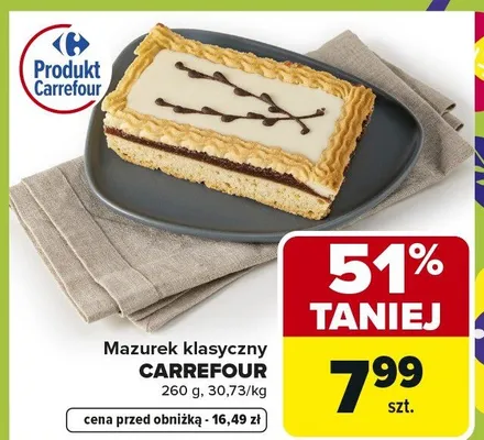 Mazurek klasyczny promocja w Carrefour Market