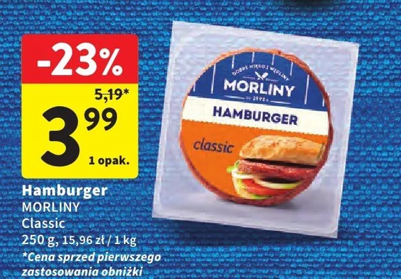 Hamburger Classic promocja w Intermarche