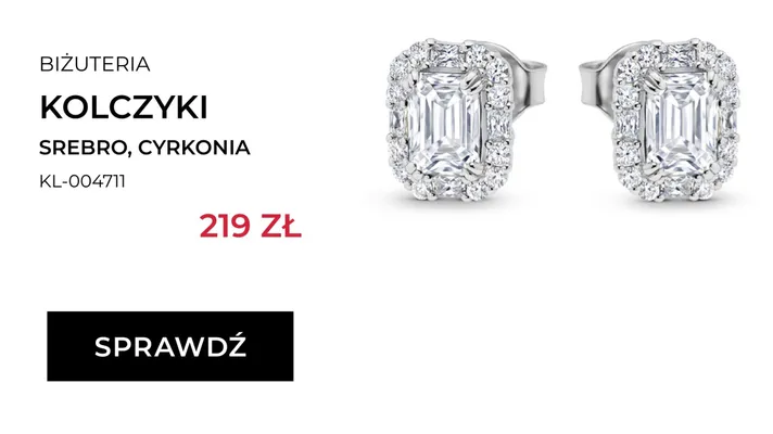 Kolczyki srebrne z cyrkoniami Briju KL-004711