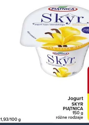 Jogurt różne rodzaje promocja w Globi