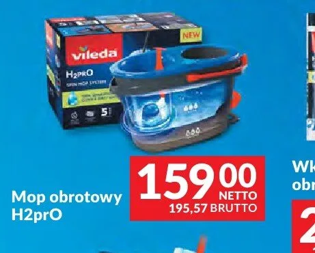 Mop obrotowy Vileda H2prO promocja w Makro