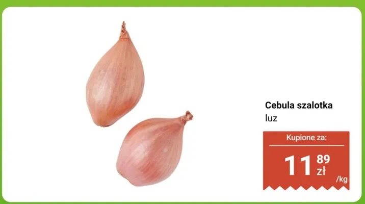 Cebula szalotka luz promocja w Biedronka