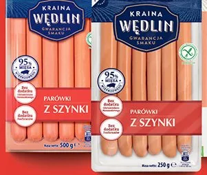 Parówki z szynki Kraina Wędlin promocja w Biedronka