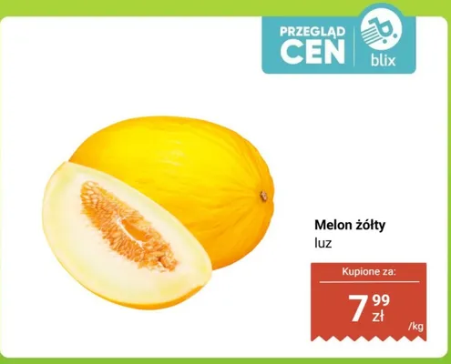 Melon żółty luz promocja w Biedronka