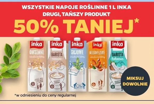 Napój roślinny owsiany promocja w Netto