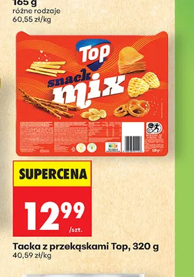 Tacka z przekąskami Top promocja w Biedronka