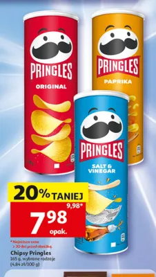 Chipsy Pringles Original promocja w Auchan
