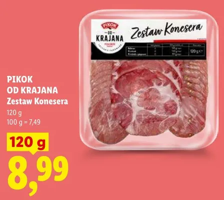Zestaw Konesera PIKOK OD KRAJANA promocja w Lidl