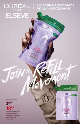 Szampon do włosów L'Oréal Paris Elseve Hyaluron Plump zapas promocja w Rossmann