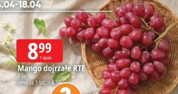 Winogrona zielone promocja w Leclerc
