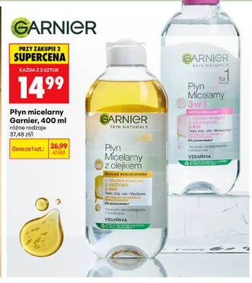 Płyn micelarny Garnier promocja w Biedronka