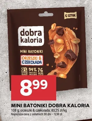 Mini batoniki orzeszki & czekolada promocja w Stokrotka