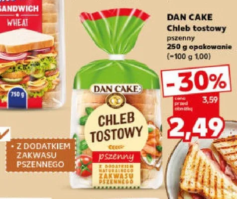 Chleb tostowy pszenny 250g opakowanie promocja w Kaufland