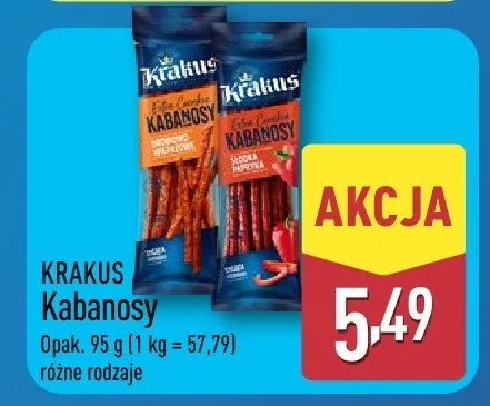 Kabanosy Krakus promocja w Aldi