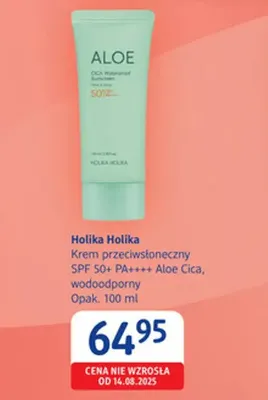 Krem przeciwsłoneczny SPF 50+ Aloe Cica, wodoodporny promocja w Drogerie DM