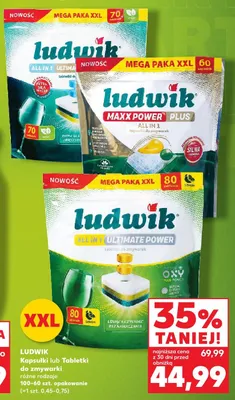 Kapsułki lub tabletki do zmywarki All in 1 Ultra promocja w Kaufland
