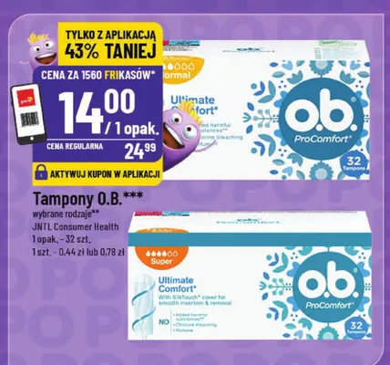 Tampony ProComfort promocja w POLOmarket