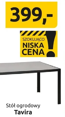 Stół ogrodowy Tavira promocja w Black Red White