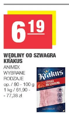 Wędliny od Szwagra Krakus promocja w SPAR
