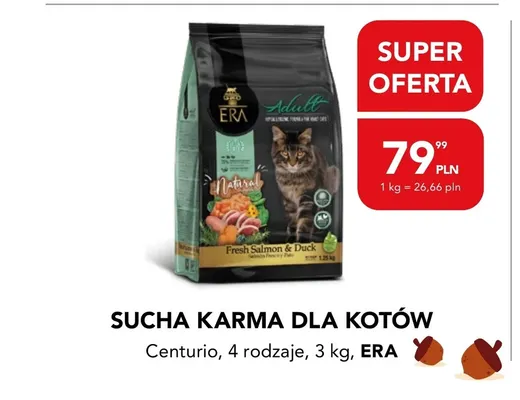 Sucha karma dla kotów Centurio Era promocja w Aquael zoo