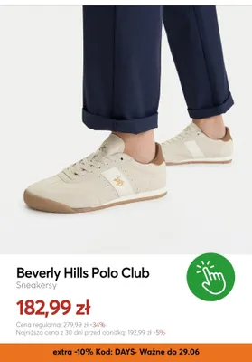 Sneakersy Beverly Hills Polo Club promocja w eobuwie.pl
