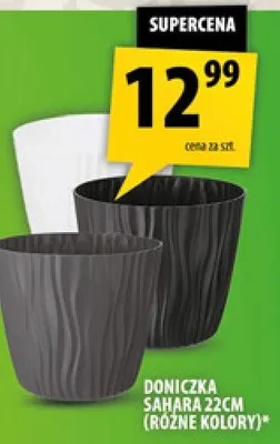 Doniczka Sahara 22cm (różne kolory) promocja w Arhelan