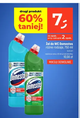 Żel do WC Domestos Przedłużona Moc Atlantic promocja w Dealz