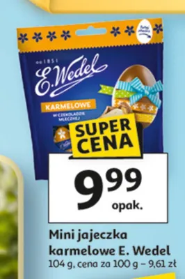 Mini jajeczka karmelowe E. Wedel promocja w Auchan