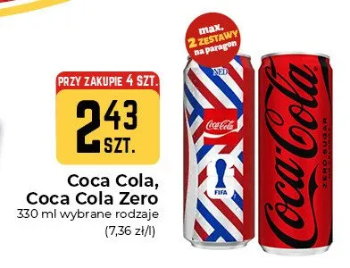 Napój Coca Cola promocja w Społem Częstochowa