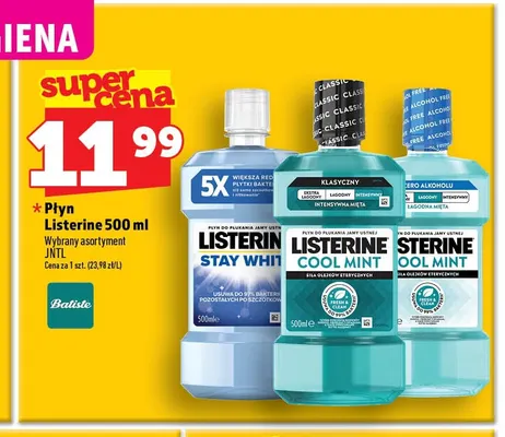 Płyn Listerine promocja w TOPAZ