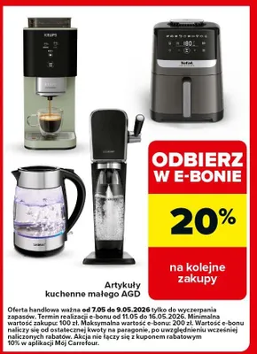 Ekspres do kawy Krups promocja w Carrefour Market
