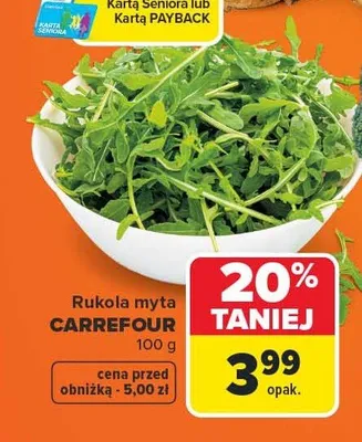 Rukola myta Carrefour promocja w Carrefour