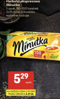 Herbatka ekspresowa promocja w Delikatesy Centrum