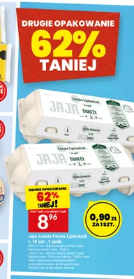 Jajka kurze świeże Ferma Lipińskich L promocja w Twój Market