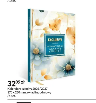 Kalendarz szkolny Exclusive 2026 / 2027 promocja w Empik