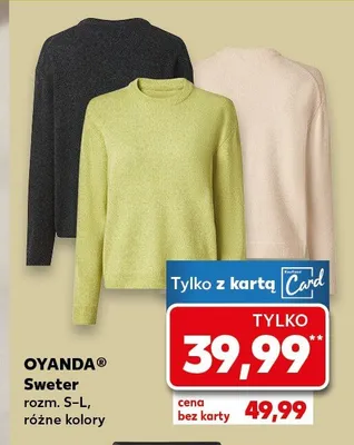 Sweter promocja w Kaufland