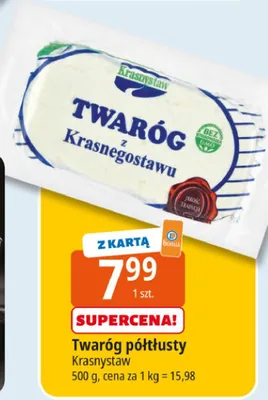 Twaróg półtłusty promocja w Leclerc