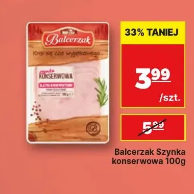 Balcerzak szynka konserwowa promocja w API Market