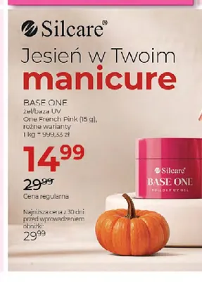 Żel/baza UV Base One French Pink Silcare promocja w Drogerie Jawa