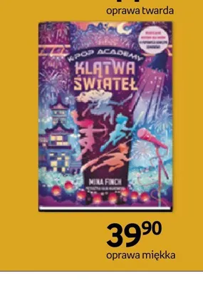 Książka K-Pop Academy Klątwa Świateł promocja w Empik