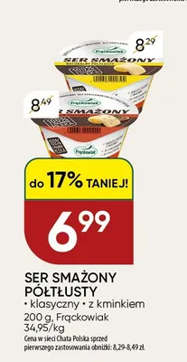 Ser smażony półtłusty z kminkiem Frąckowiak promocja w Chata Polska