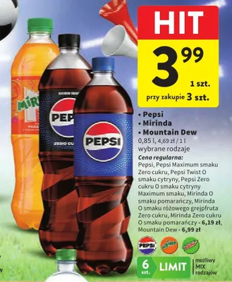 Napój gazowany Mirinda promocja w Intermarche