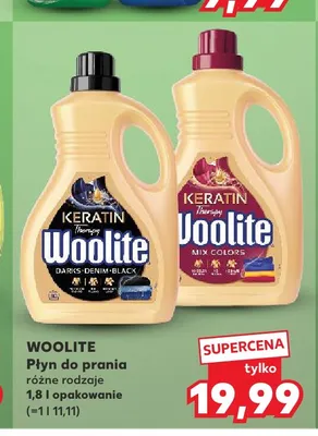 Płyn do prania Woolite Keratin Therapy Mix Colors promocja w Kaufland
