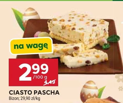 Ciasto pascha promocja w Stokrotka