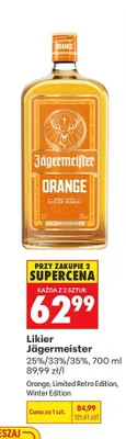 Likier Jägermeister Winter Edition promocja w Biedronka