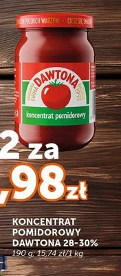 Koncentrat pomidorowy 28-30% promocja w Groszek